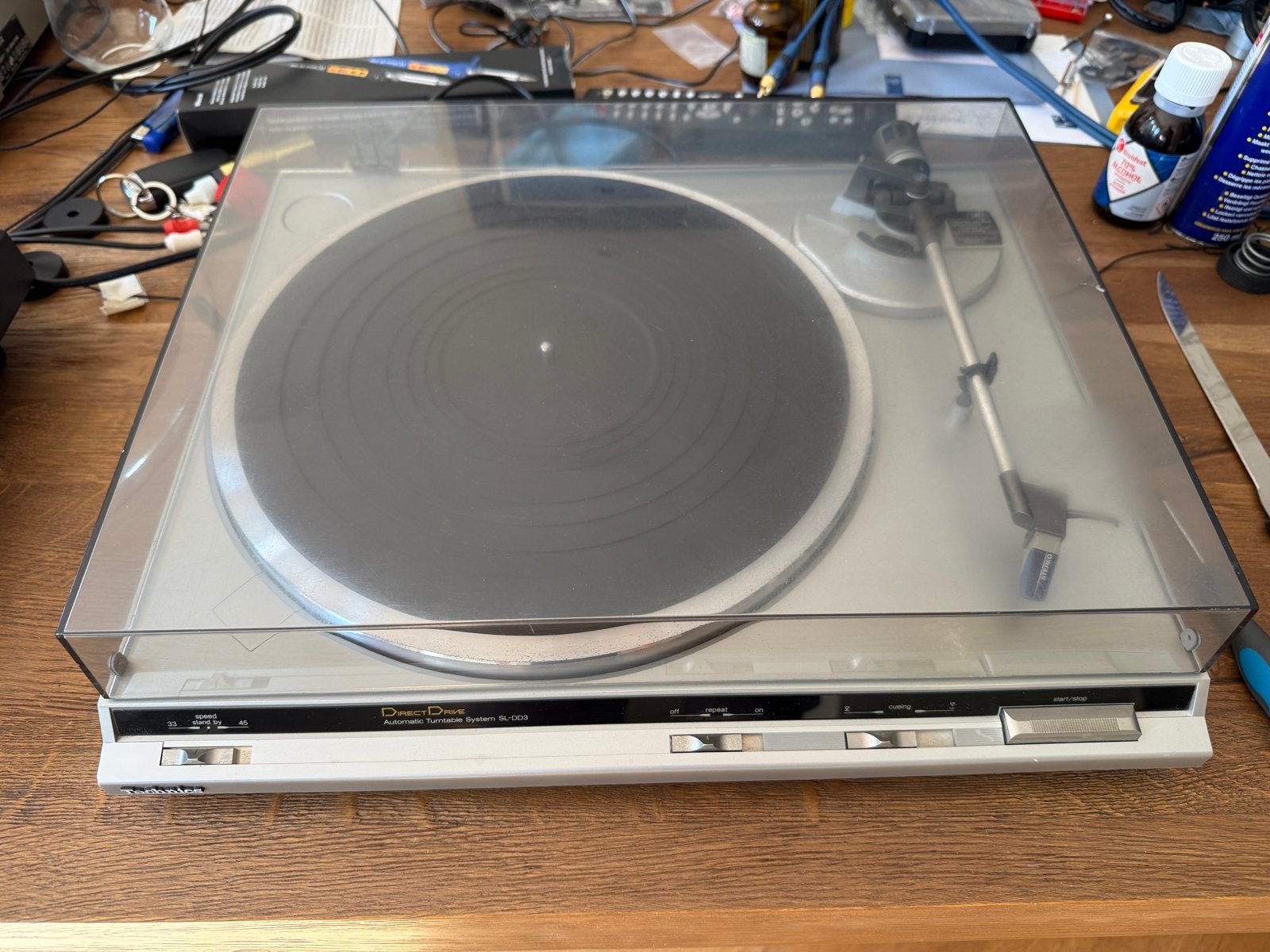 Technics SL-DD3 Direct-Drive Draaitafel - Uitstekende Staat, Audio, Tv en Foto, Pitch-regelaar, Ophalen of Verzenden, Zo goed als nieuw
