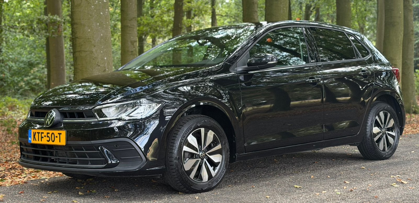 Volkswagen Polo 1.0 MOVE 80pk 2024 Zwart, Stof, Zwart, Bedrijf, Handgeschakeld