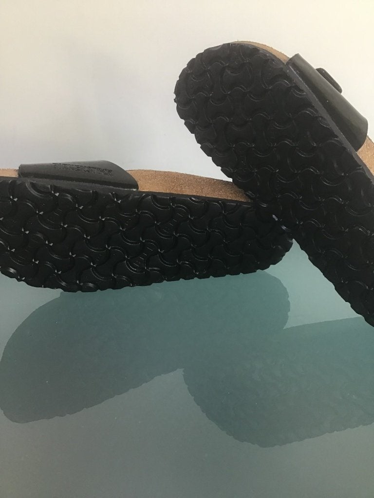 Birkenstock Madrid 37 | zwart slipper New| Gratis verzenden, Slippers, Verzenden, Zwart, Nieuw