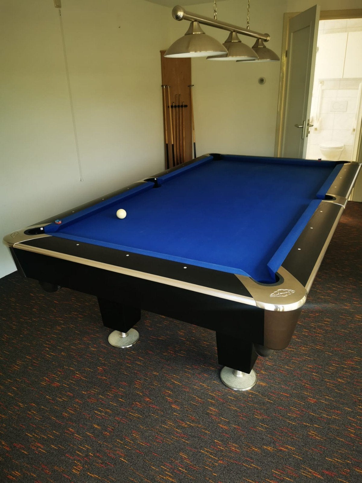 Professionele Lexor pooltafel, compleet met accessoires, Sport en Fitness, Biljarten en Poolen, Ophalen, Pooltafel