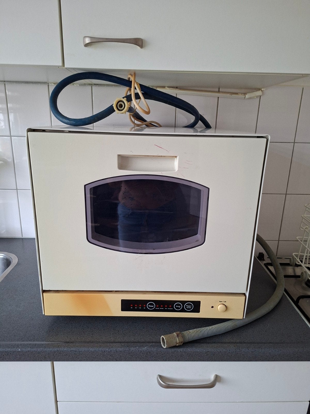 tafelmodel vaatwasser, Witgoed en Apparatuur, Vaatwasmachines, Ophalen, Gebruikt, Minder dan 85 cm