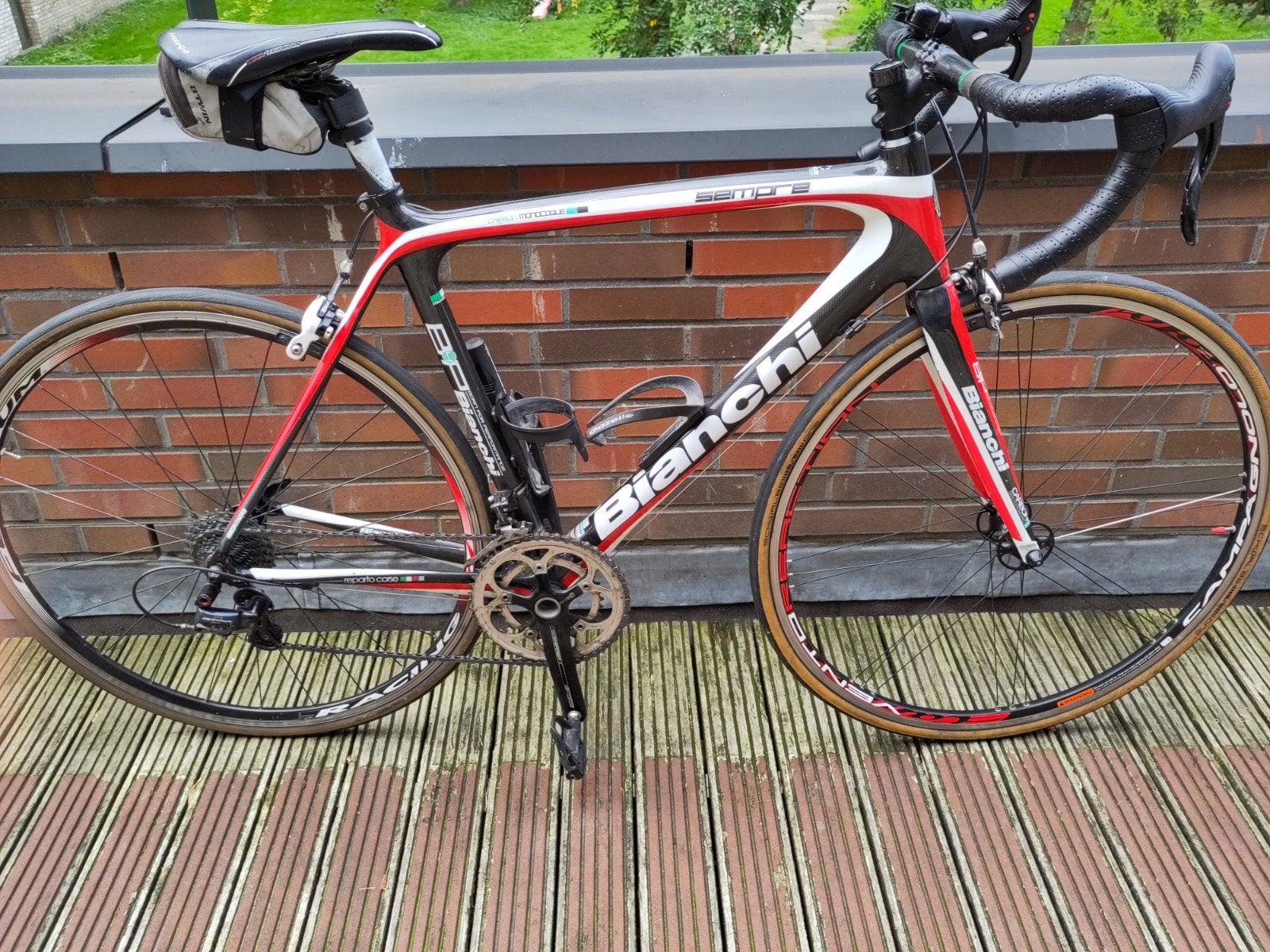 Bianchi Sempre (Reparto Corse) 54 inch, carbon, 28 inch, Gebruikt, Carbon, 15 tot 20 versnellingen