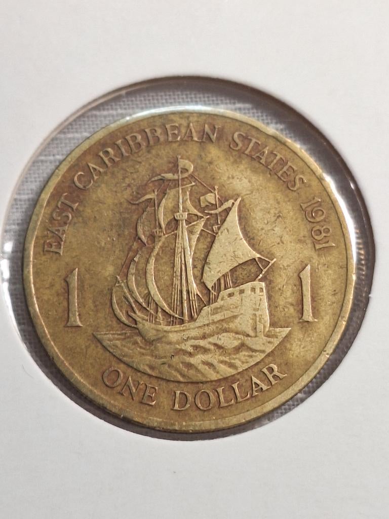 EAST CARRIBEAN STATES one dollar 1981 (#31), Ophalen of Verzenden, Noord-Amerika, Losse munt