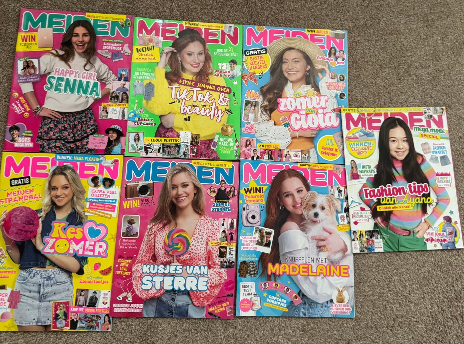 MEIDEN tijdschrift, Verzenden, Gelezen, Damesbladen