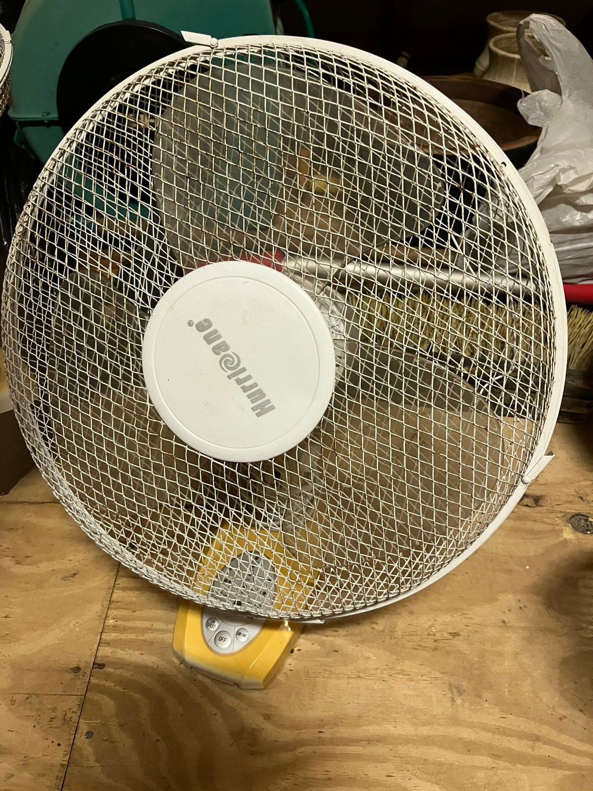 3x Hurricane tafel ventilator 40cm, Witgoed en Apparatuur, Ventilatoren, Ophalen, Gebruikt, Tafelventilator