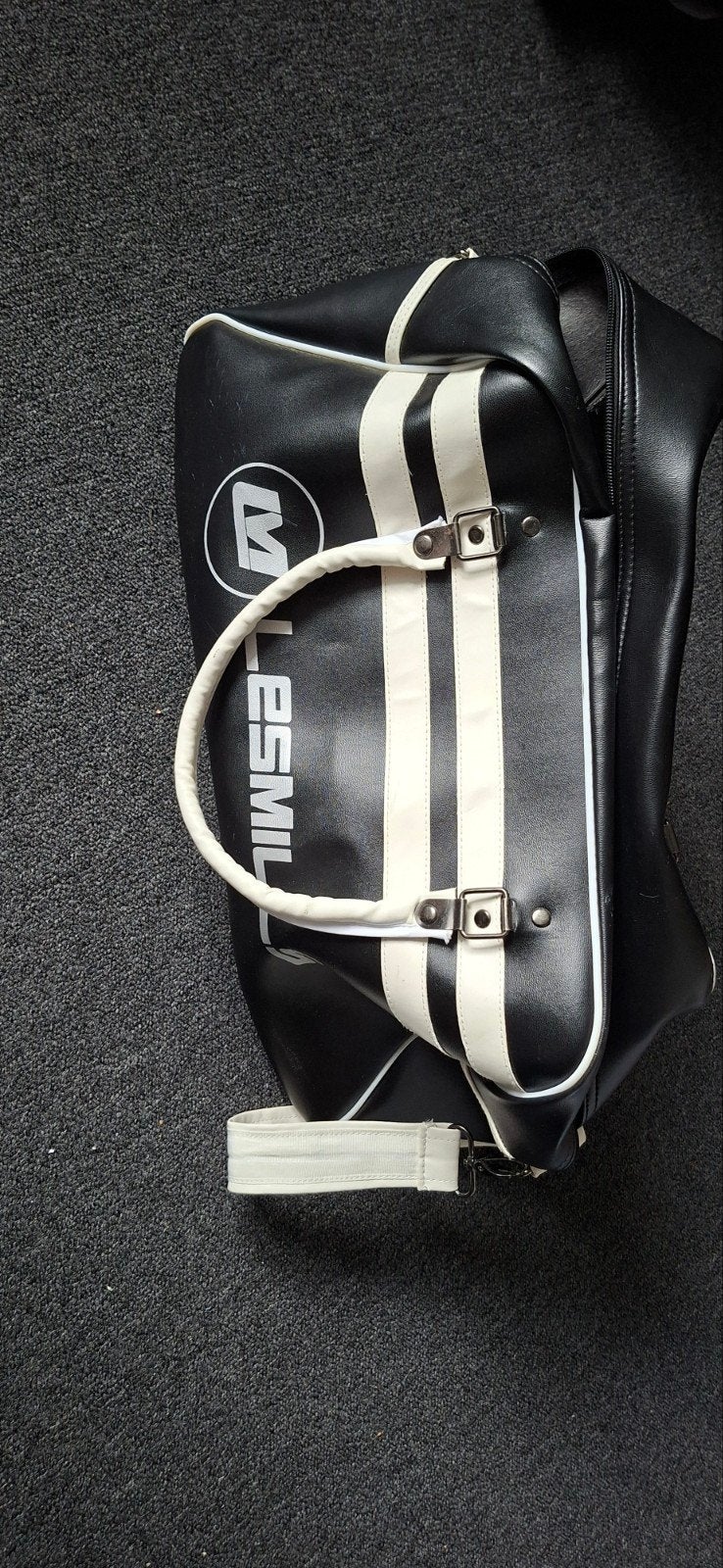 Vintage Les Mills Sporttas Zwart/Wit, Ophalen of Verzenden, Gebruikt, Unisex volwassen