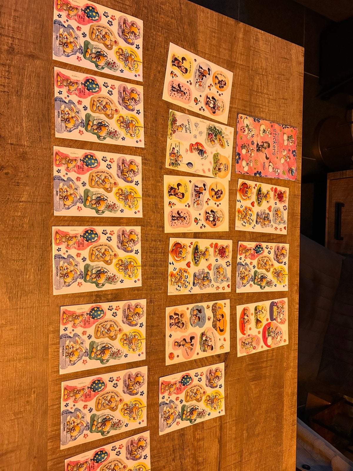 Diverse naam stickers diddl, Verzamelen, Ophalen of Verzenden, Zo goed als nieuw, Papier, Kaart of Schrift