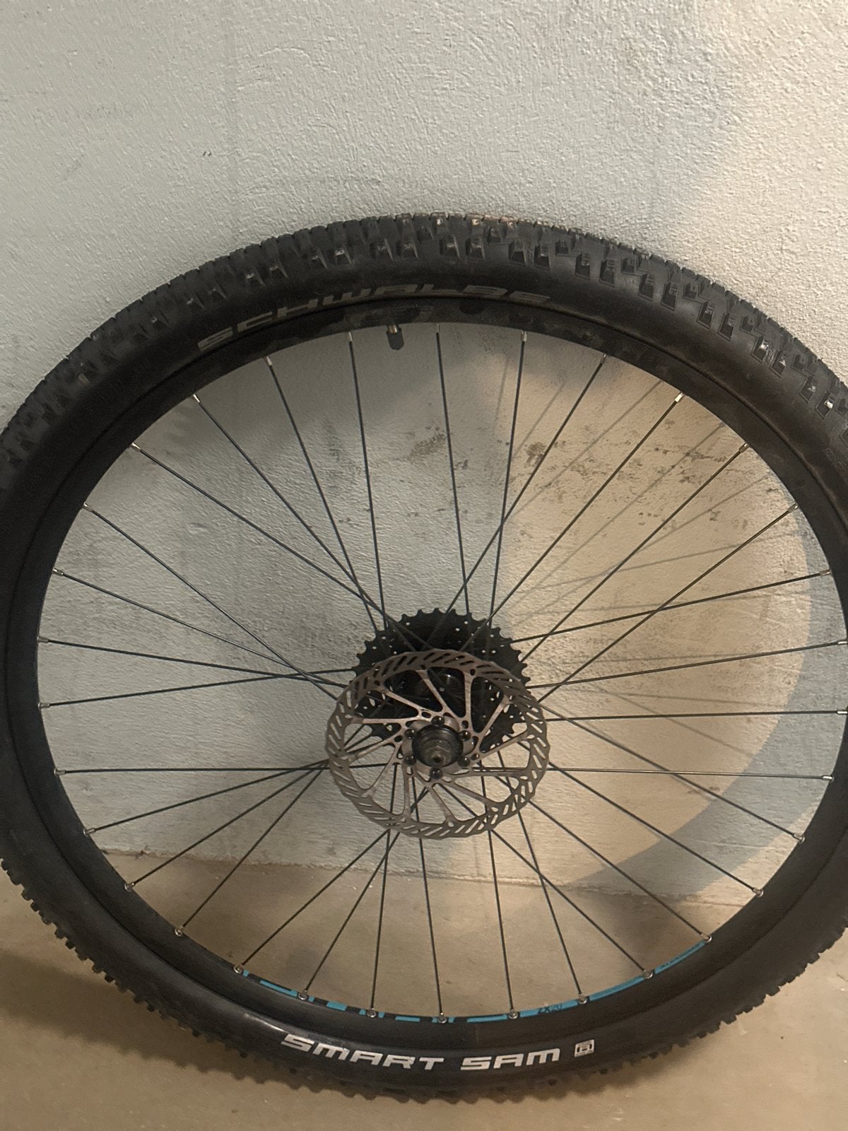 Cube Alexrims Smart Sam 29 inch achterwiel met cassette, Fietsen en Brommers, Fietsonderdelen, Gebruikt, Wiel, Aluminium, Mountainbike