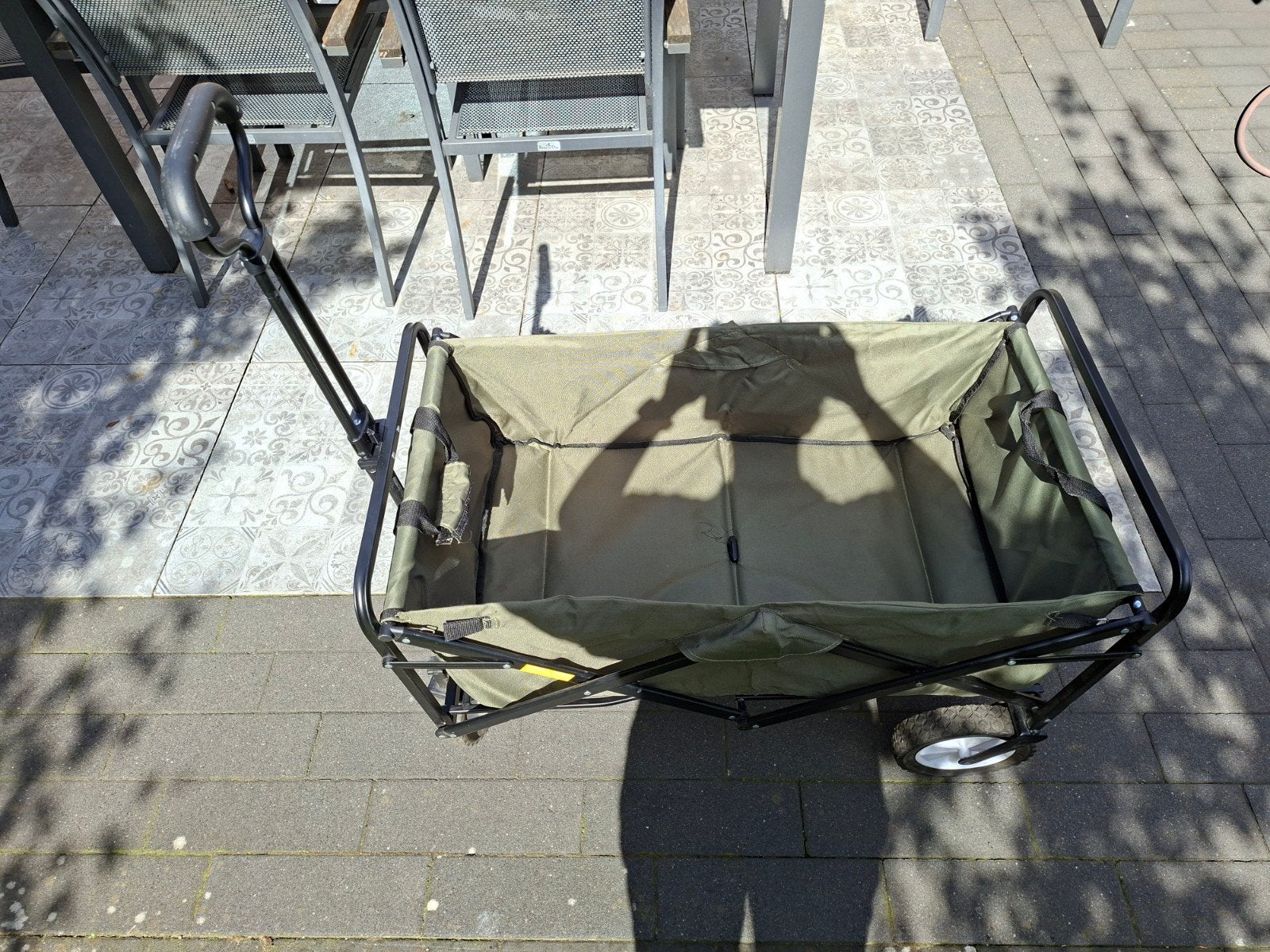 Fijne bolderwagen in prima staat, makkelijk inklapbaar, Ophalen of Verzenden, Opvouwbaar, Zo goed als nieuw