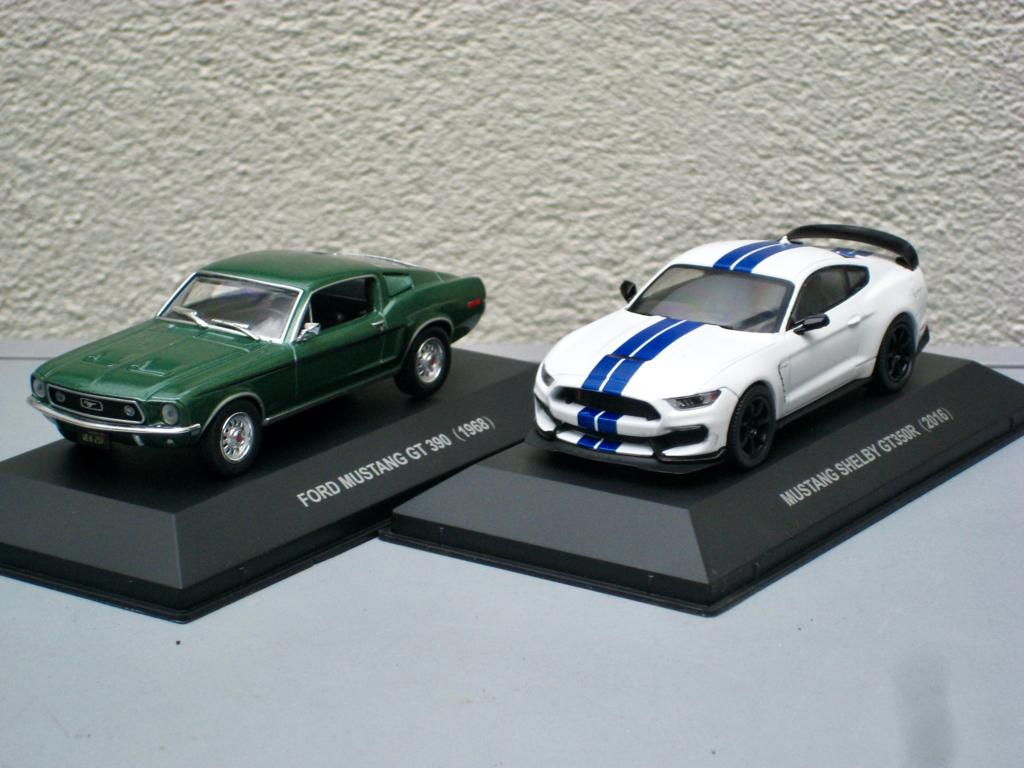 Ford Mustang GT 390 1968 + GT 350R 2016 Altaya 1:43, Ophalen of Verzenden, Nieuw, Auto, Overige merken