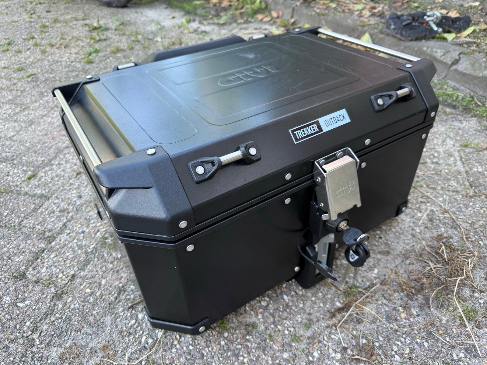 GIVI Trekker Outback Topkoffer - 58 Liter - Zwart, Motoren, Ophalen of Verzenden, Nieuw