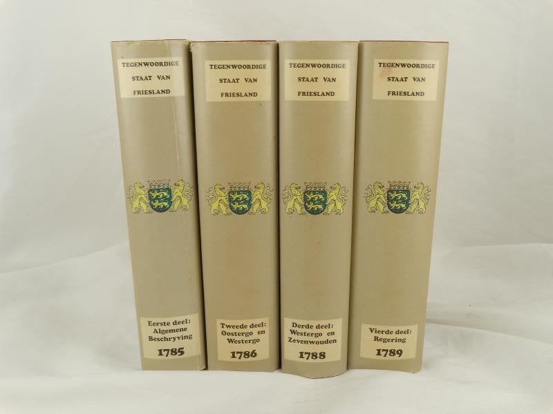 Tegenwoordige staat van Friesland 1785-1789, Onbekend, Ophalen of Verzenden, Zo goed als nieuw, 17e en 18e eeuw