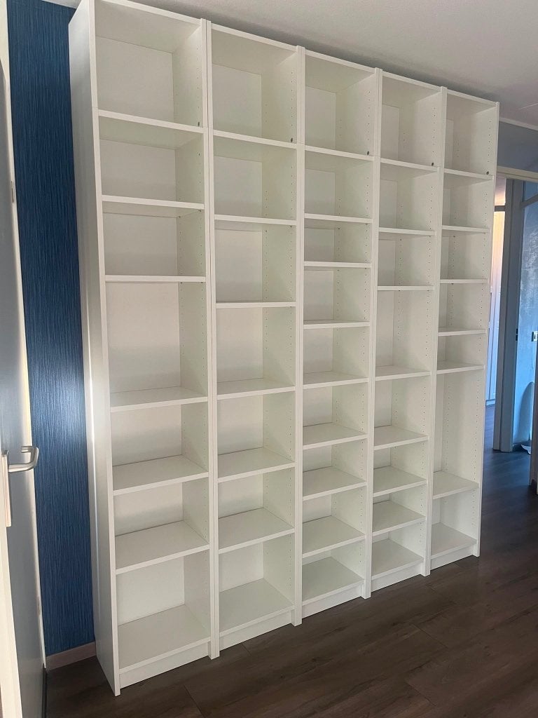 Billy boekenkasten, Huis en Inrichting, Kasten | Boekenkasten, Ophalen, Gebruikt, 200 cm of meer, 50 tot 100 cm