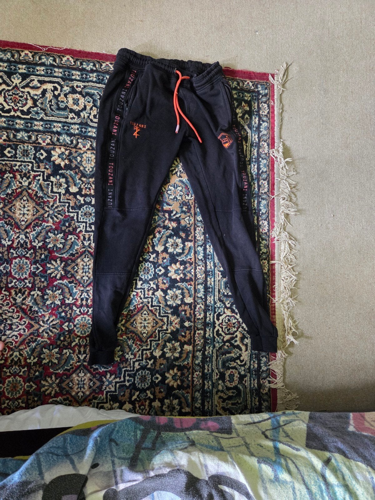 Touzani Joggingbroek Zwart Maat M, Zwart, Overige maten, Ophalen of Verzenden, Zo goed als nieuw