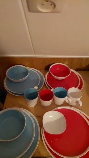 mepal camping servies, Ophalen of Verzenden, Gebruikt