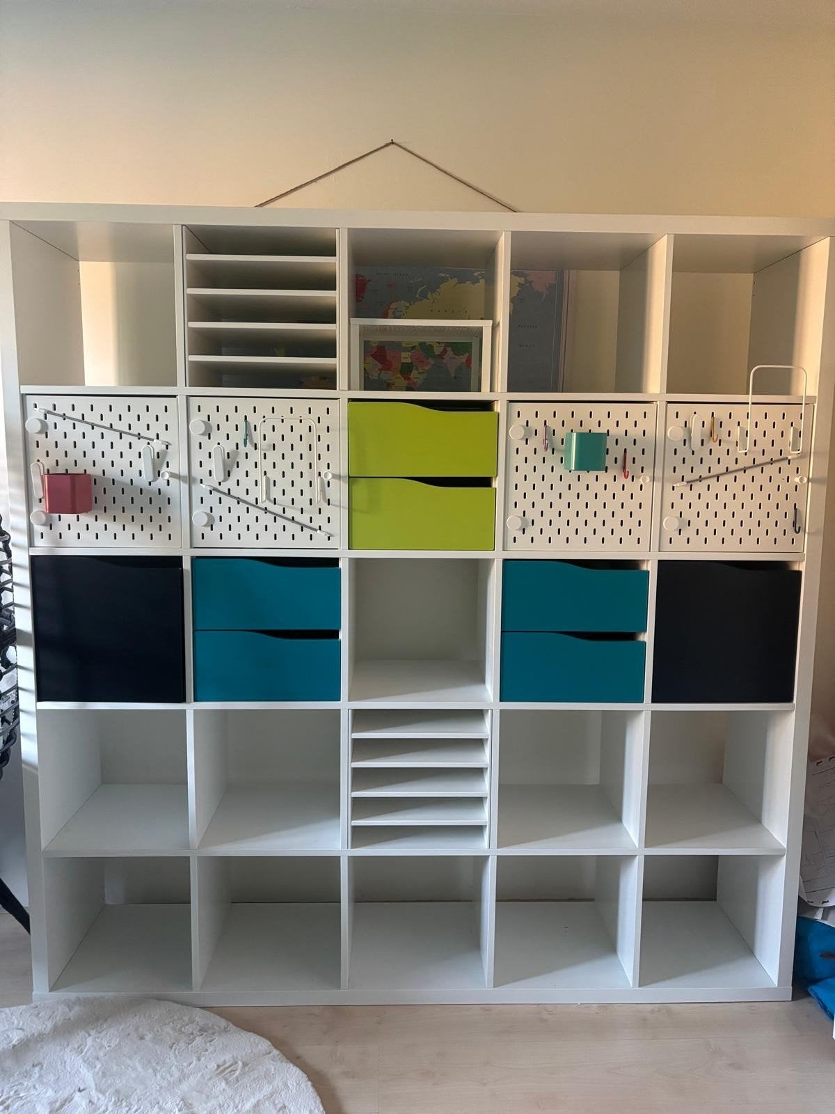 Witte Ikea kallax kast, Ophalen of Verzenden, Gebruikt, 25 tot 50 cm, 150 tot 200 cm
