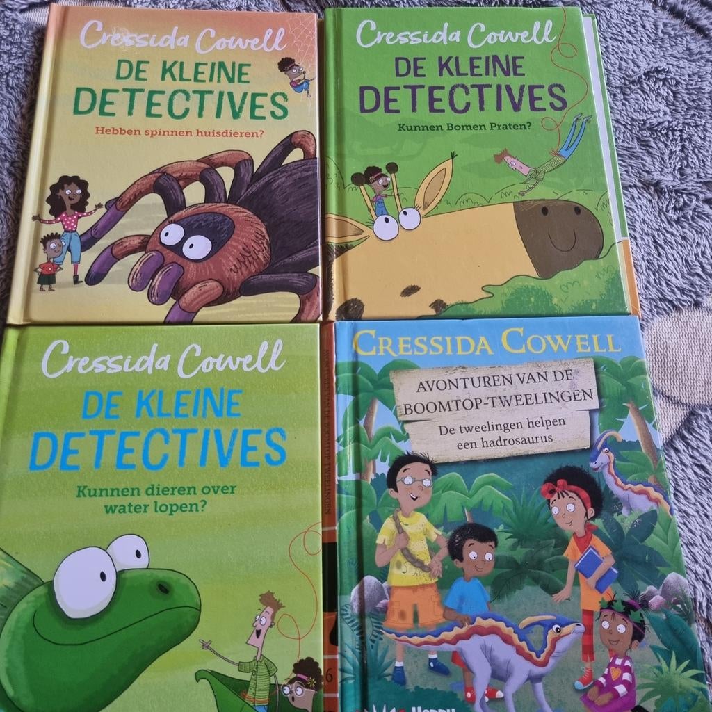 Cressida Cowell - De Kleine Detectives & Avonturen, Ophalen of Verzenden, Gelezen, Cressida Cowell, Fictie