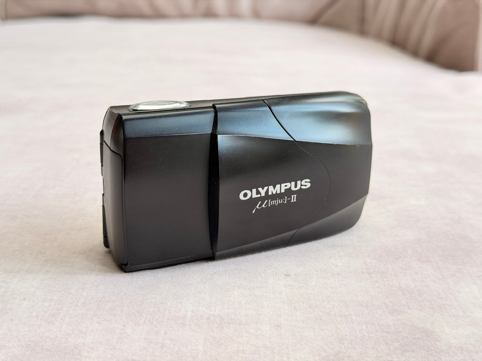 Olympus Mju-II Compact Camera - Zo goed als nieuw, Ophalen of Verzenden, Zo goed als nieuw, Compact, Olympus