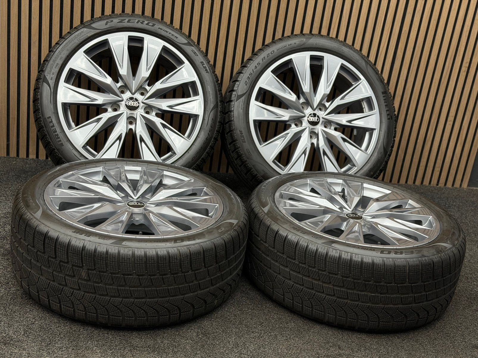ZGAN! Originele 20 inch Audi A6 S6 e-tron 5x130 Pirelli 2025, Ophalen, ., Banden en Velgen, Winterbanden