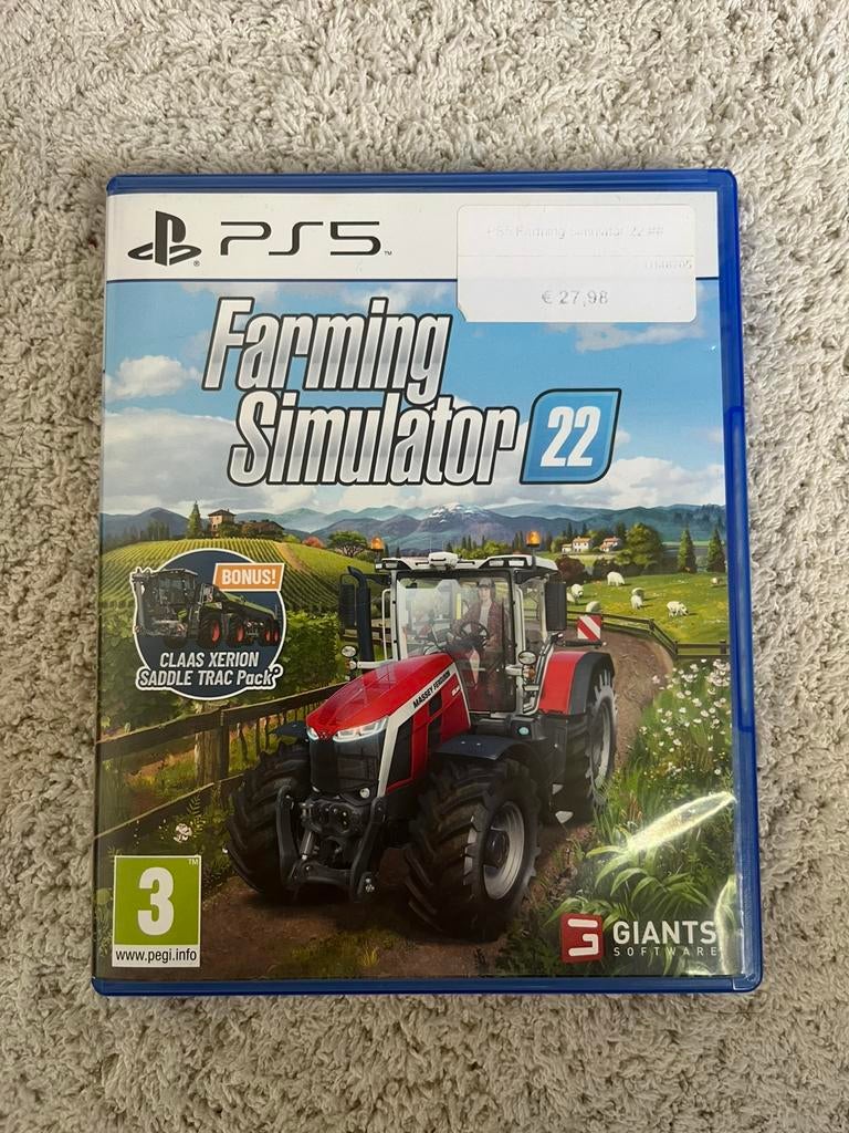 Farming Simulator 17 en 22, Spelcomputers en Games, Games | Sony PlayStation 5, Ophalen, Zo goed als nieuw