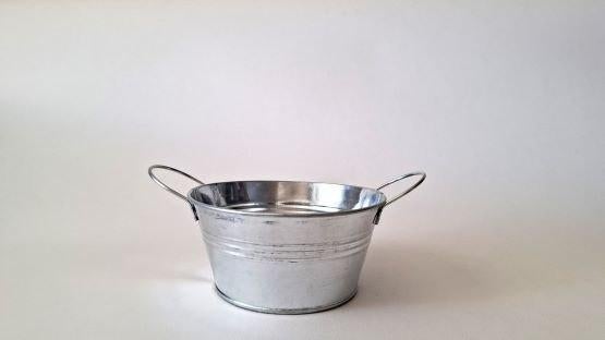 Zinken teiltje p/st. 2 maten, Huis en Inrichting, Woonaccessoires | Overige, Nieuw, Metaal, Zilver, Ophalen of Verzenden