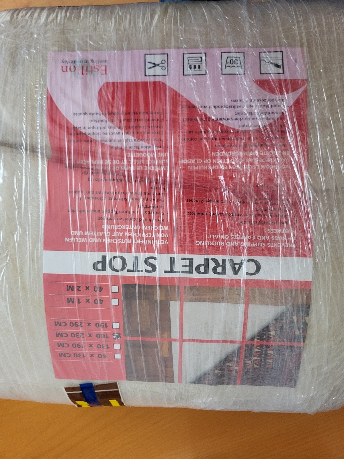 Nieuw anti-slip onderkleed voor karpet (160x230 cm), Ophalen, 150 tot 200 cm, Rechthoekig, Nieuw