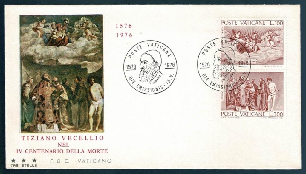 FDC : Vaticaanstad - 13.V.1976 - VAT/CANO, Postzegels en Munten, Postzegels | Eerstedagenveloppen, Verzenden, Onbeschreven, Europa