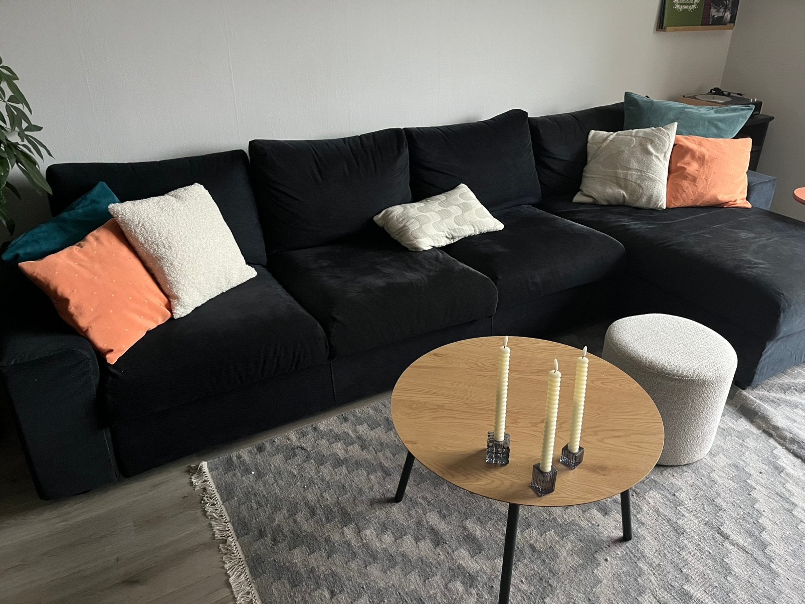 IKEA VIMLE hoekbank (4-zits & chaise longue), Ophalen, Zo goed als nieuw
