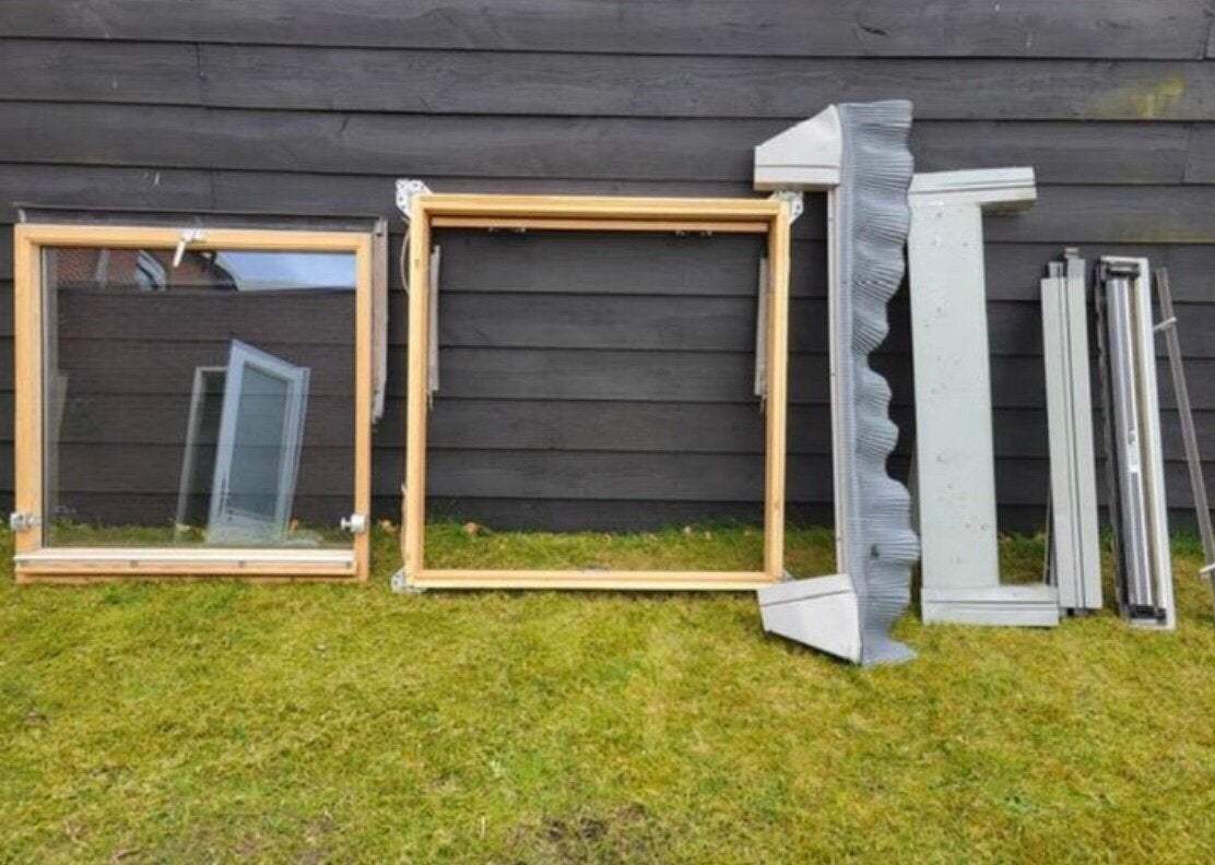 Velux Dakraam GGL SK06 - 114x118cm met gootstukken, Ophalen, Gebruikt