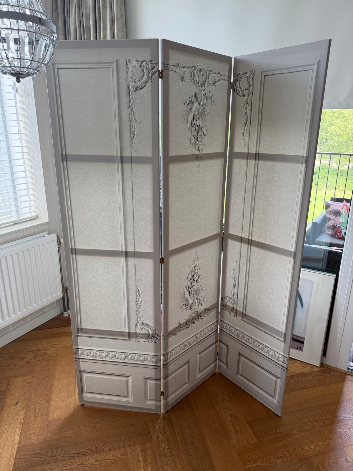 Decoratief kamerscherm met klassiek design, Ophalen, Zo goed als nieuw