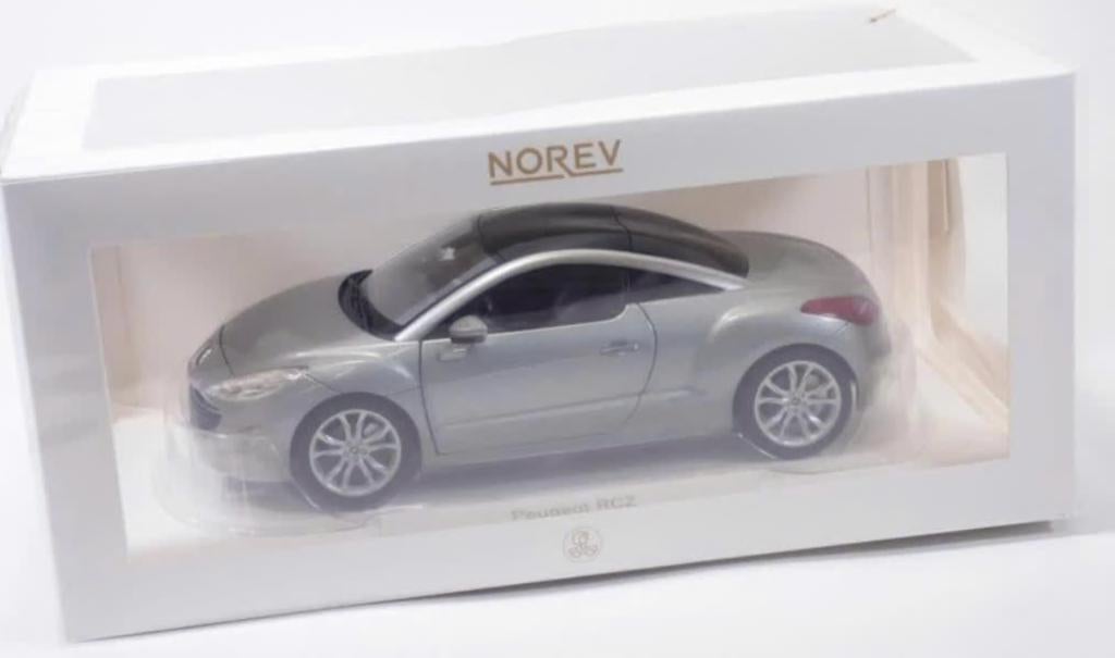 Peugeot RCZ 2010 Mercury Grijs schaal 1/18 NOREV ref. 184875, Hobby en Vrije tijd, Modelauto's | 1:18, Verzenden, Nieuw, Auto