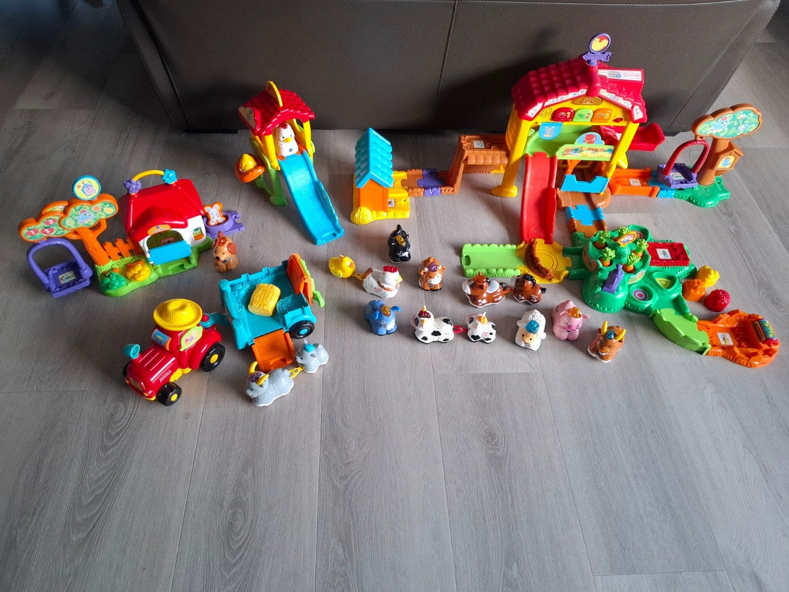 Vtech Zoef Zoef Boerderij en meer met 17 dieren., Ophalen of Verzenden, Gebruikt, Overige typen, Met licht