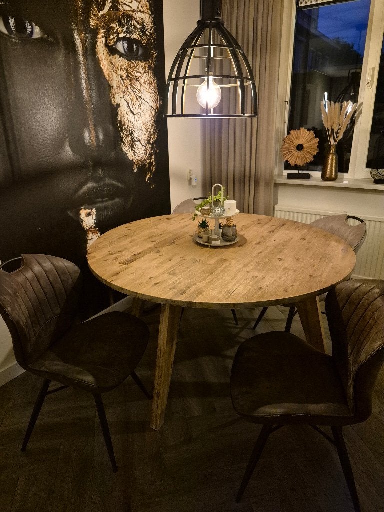 Eetkamer set, Ophalen, Gebruikt, Mango, 4 tot 6 stoelen
