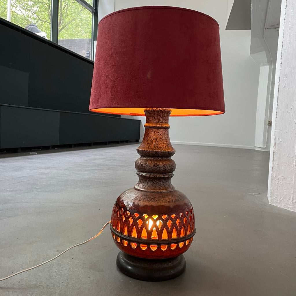 Vintage vloerlamp jaren 70 west-germany, Huis en Inrichting, Lampen | Vloerlampen, Ophalen, Gebruikt, ., 2de hands