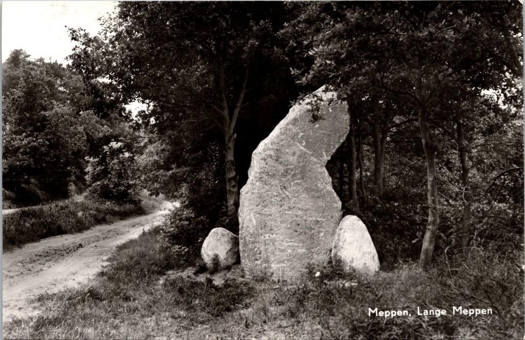 Meppen - Lange Meppen (1971), Verzenden, 1960 tot 1980, Gelopen, Drenthe