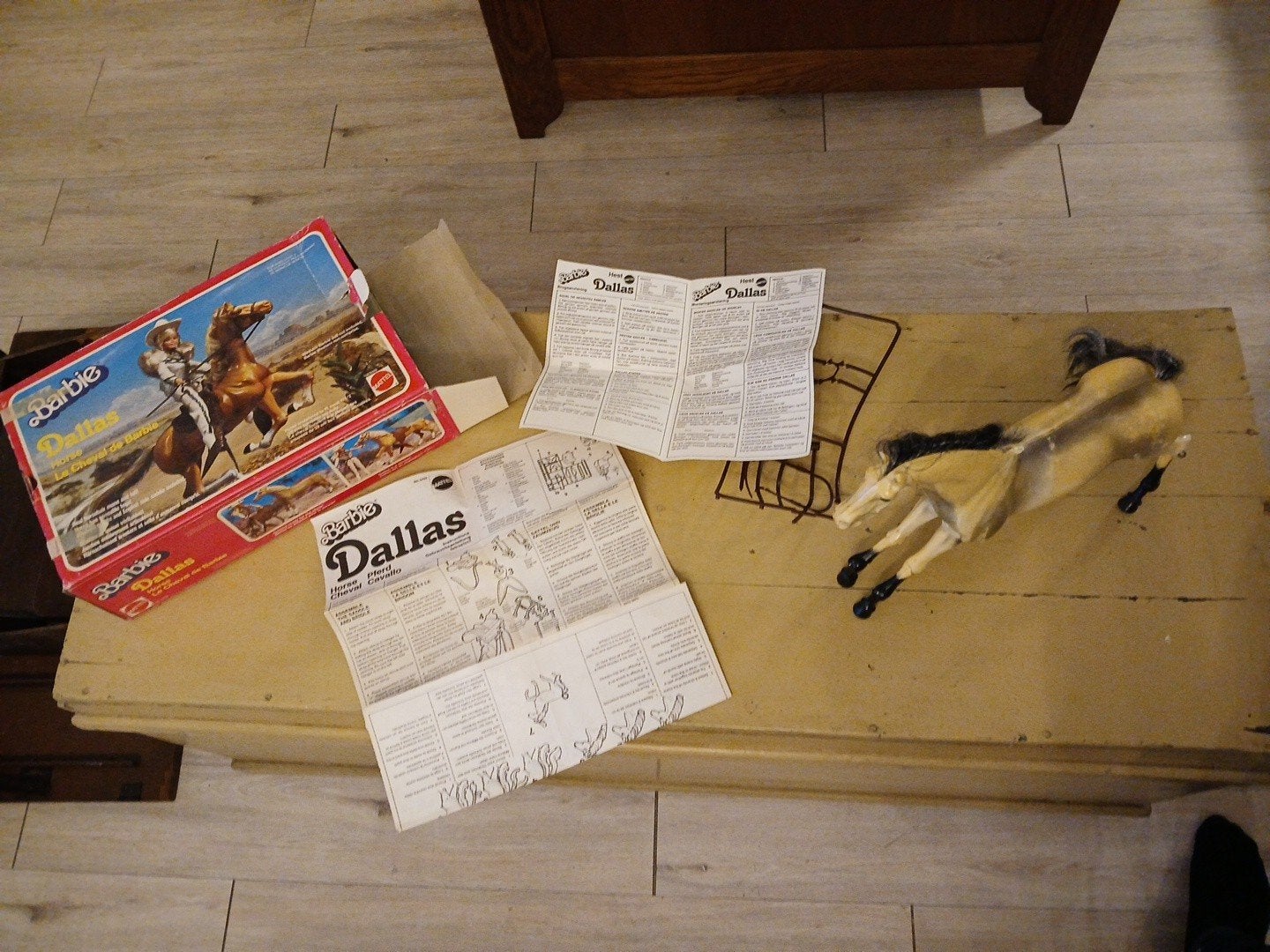 Vintage Barbie Dallas paard met doos en instructies, Ophalen of Verzenden