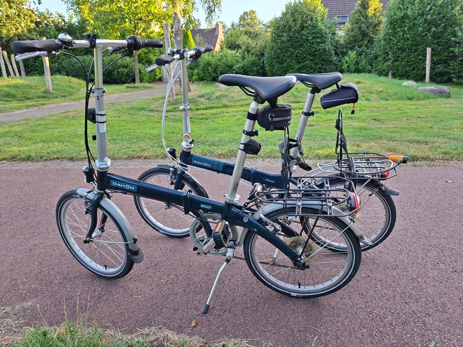 Twee Dahon vouwfietsen - Ideaal voor forenzen of recreatie, Fietsen en Brommers, Fietsen | Vouwfietsen, Ophalen, 20 inch of meer