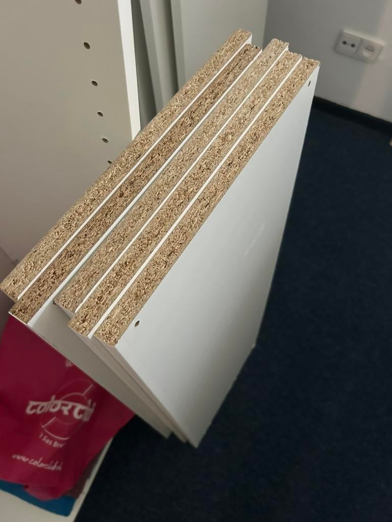Komplementen 4 losse planken pax kast ikea 100x35, Ophalen, 200 cm of meer, 50 tot 100 cm, Zo goed als nieuw