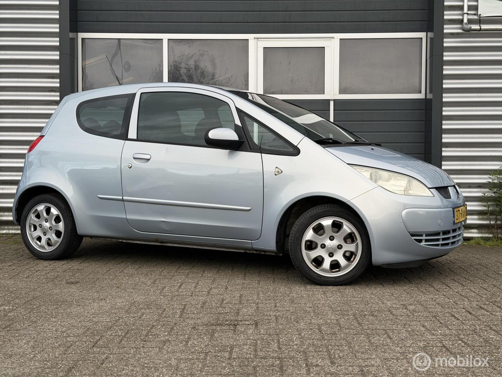 Mitsubishi Colt 1.1 Invite|APK 04-2027|Airco|Elek. Ramen|, Voorwielaandrijving, Stof, Gebruikt, Blauw