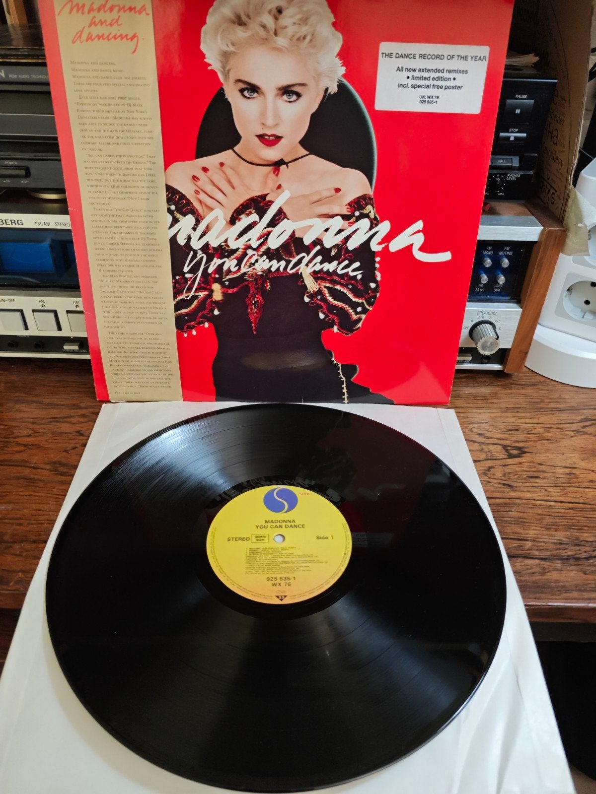 Madonna - You Can Dance LP (1987) met poster, LP, Ophalen of Verzenden, Zo goed als nieuw, Inclusief poster