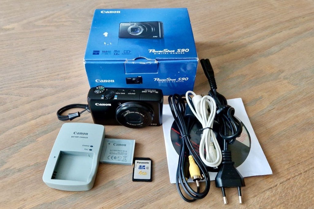 Canon PowerShot S90 digitale compact camera, Ophalen of Verzenden, Zo goed als nieuw, Compactcamera, Canon