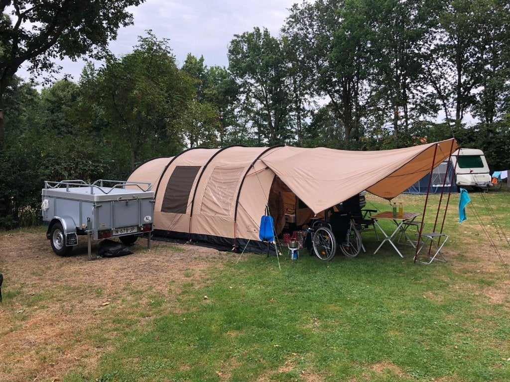 Bardani Spitfire 340 XL RSTC tunneltent met wing, Ophalen, Zo goed als nieuw, Tot en met 5
