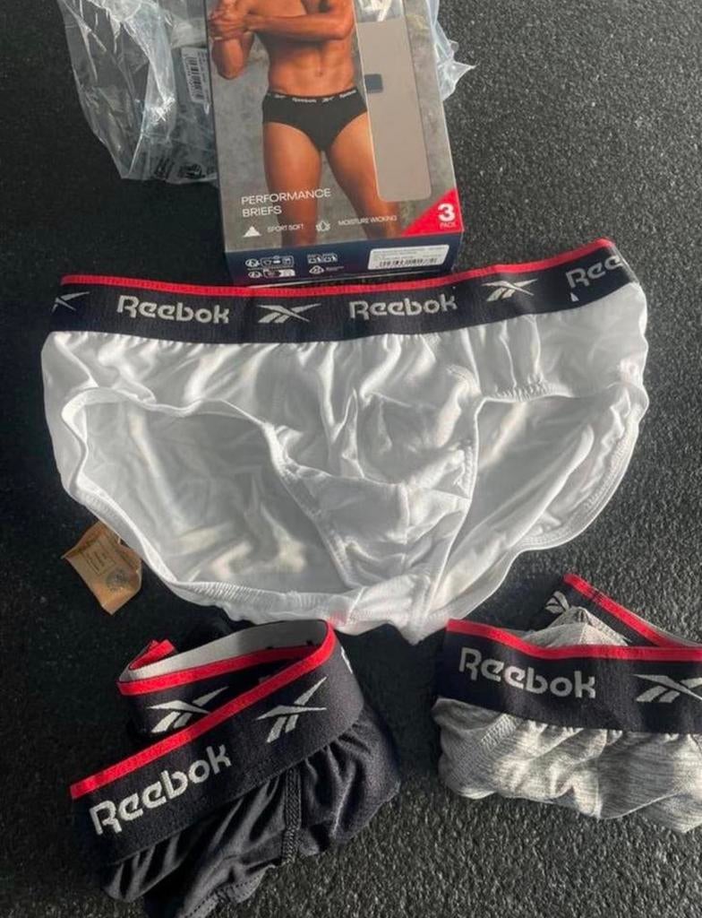 Reebok Performance Slip 3-pack, Kleding | Heren, Ondergoed, Verzenden, Overige kleuren, Slip