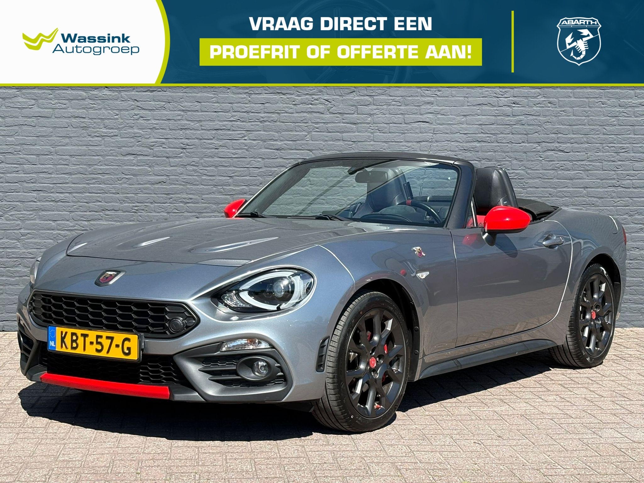 Fiat 124 Spider 1.4 MultiAir Turbo Abarth Premium Bose | 170, Auto's, Automaat, Gebruikt, 4 cilinders, Cabriolet