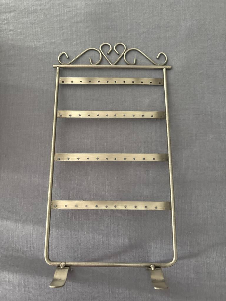 Metalen oorbellen rekje - Sieradenhouder, Sieraden, Tassen en Uiterlijk, Overige Accessoires, Ophalen of Verzenden, Gebruikt