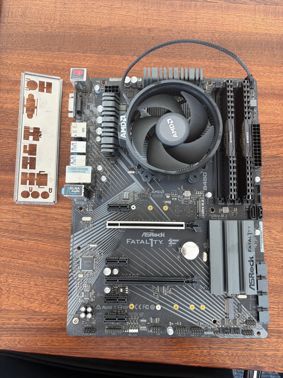 Ryzen 5 3600 / 16GB DDR4 3000mhz / Asrock Fatality B450 mobo, Ophalen of Verzenden, Zo goed als nieuw, AMD, DDR4