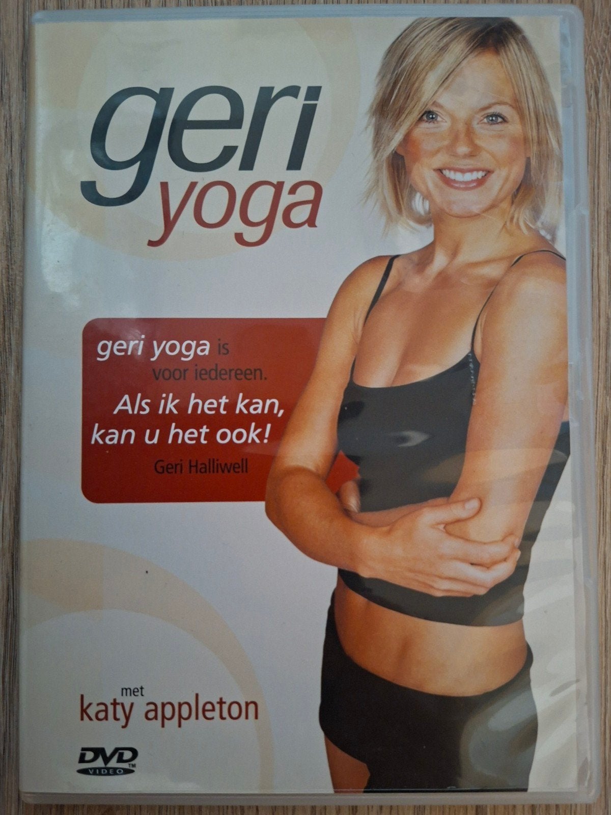 Originele DVD Geri Yoga met Geri Halliwell en Katy Appleton, Alle leeftijden, Nederlands, Ophalen of Verzenden, Yoga, fitness of dans