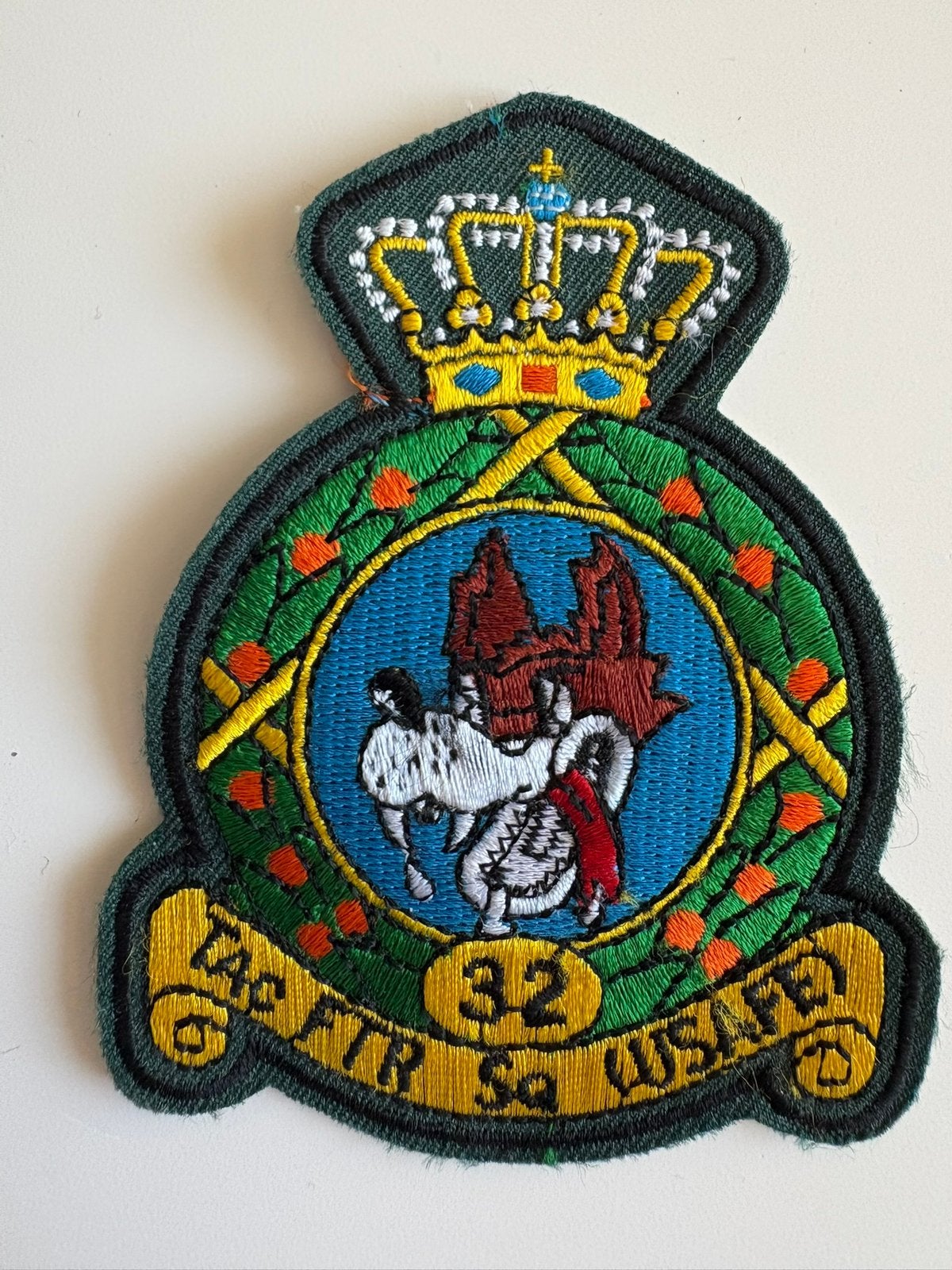 USAF 32nd Tactical Fighter Squadron patch, Verzamelen, Militaria | Algemeen, Ophalen of Verzenden