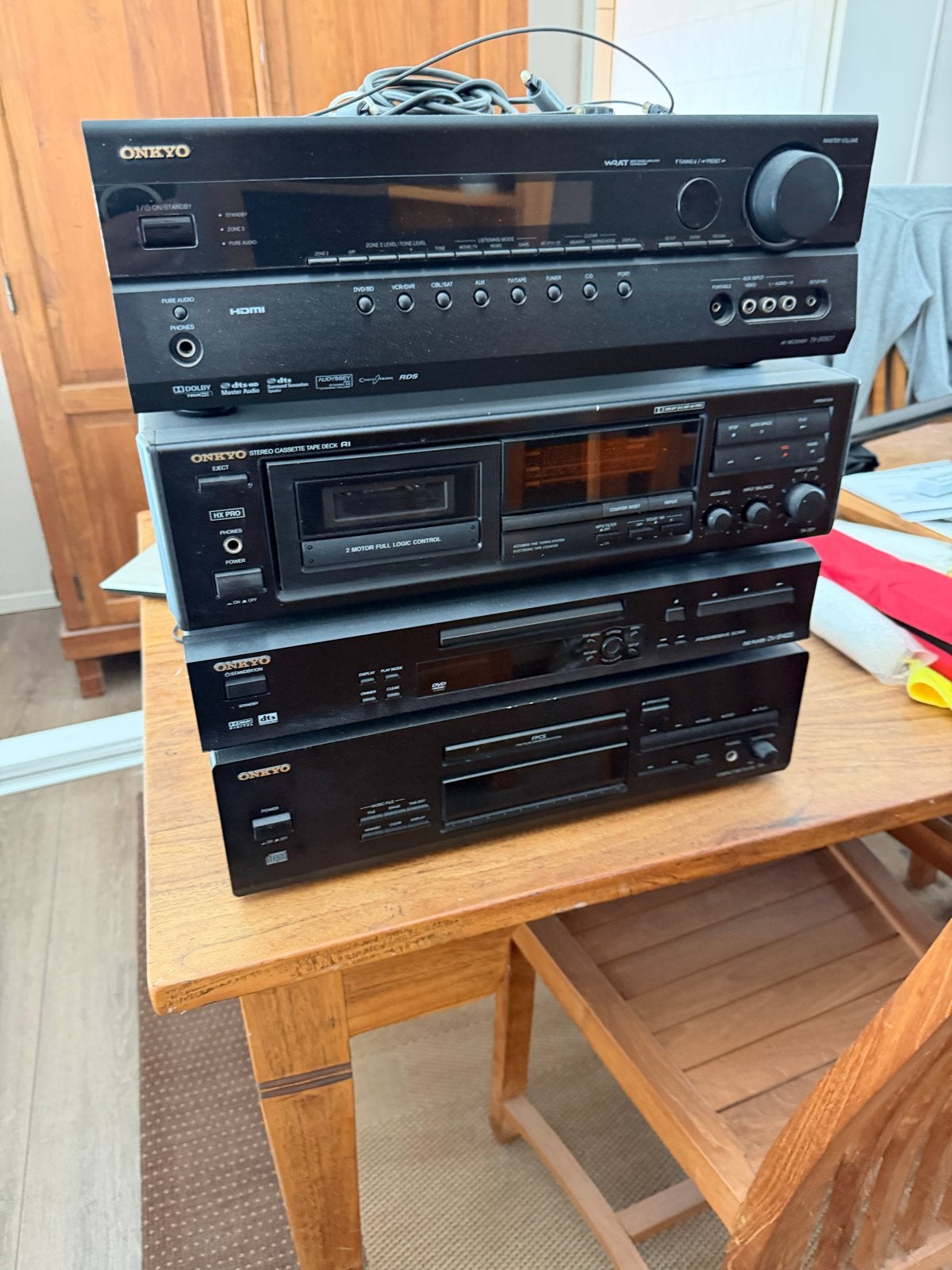 Muziekinstallatie / geluid instalatiende (stereo set), Cassettedeck, Losse componenten, Niet werkend, Ophalen