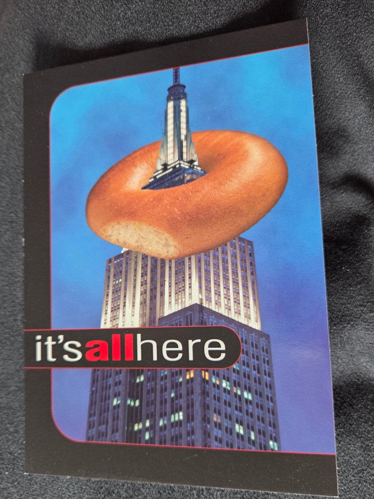 New York - Empire State Building met bagell, Verzenden, 1980 tot heden, Ongelopen, Buiten Europa